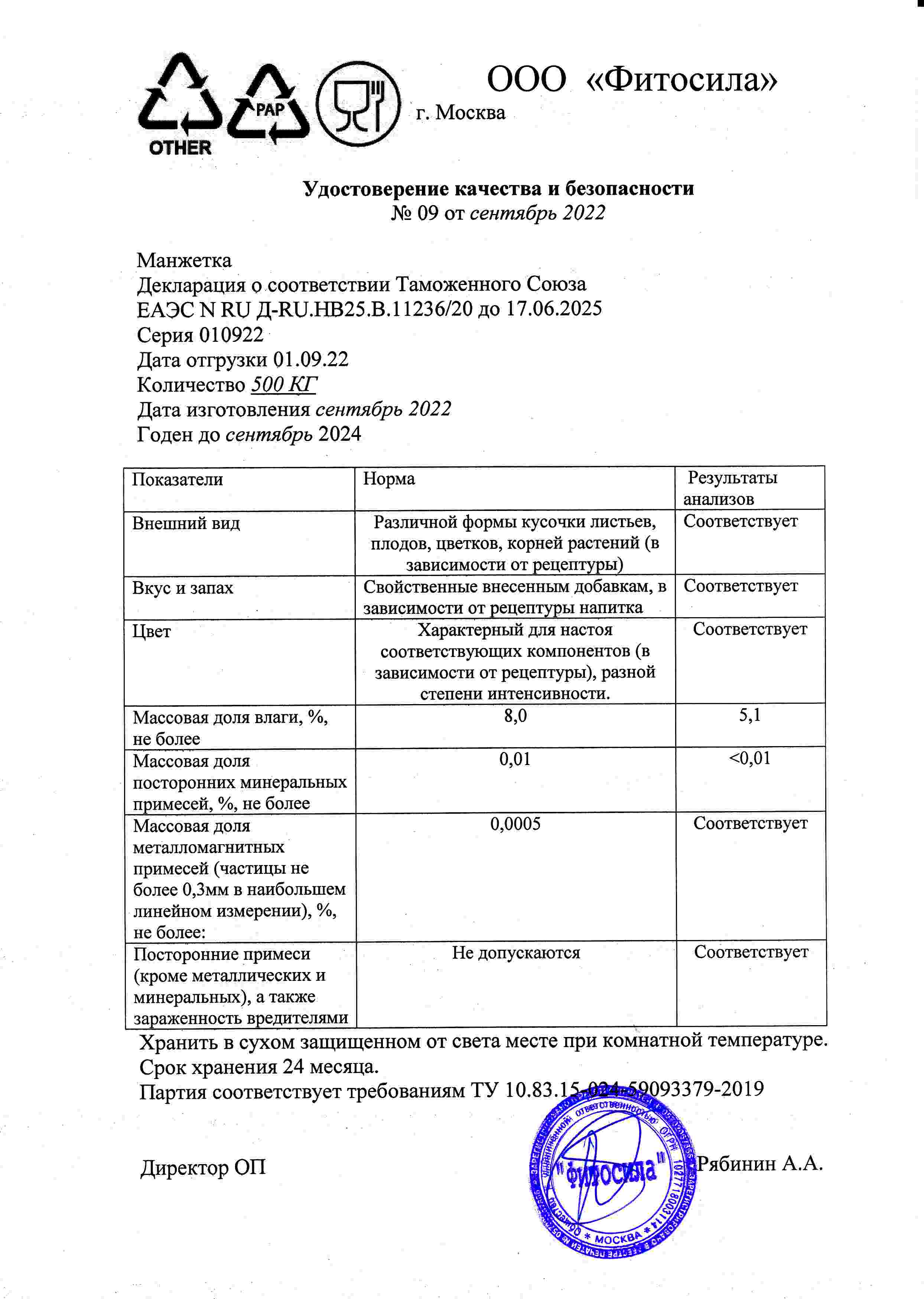 Паспорт №010922